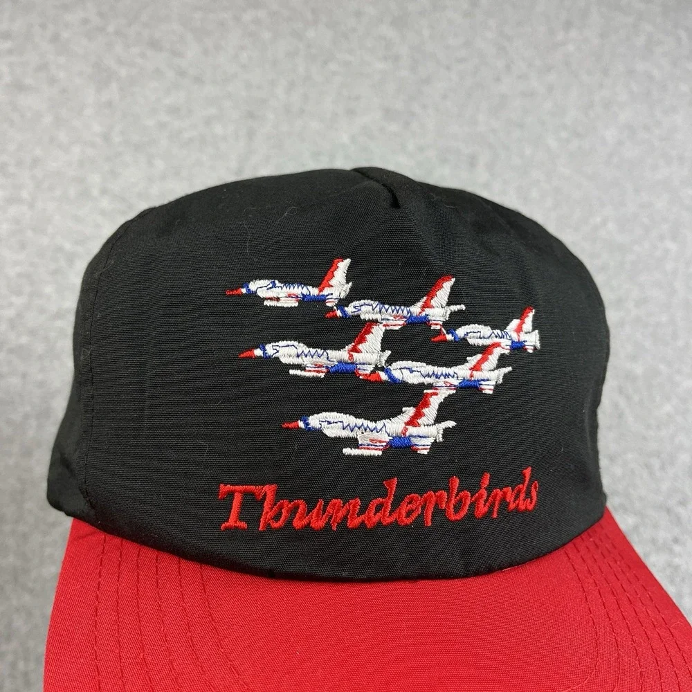 Vintage‎ Thunderbirds United States Air Force USAF Embroidered Snapback Hat Cap
